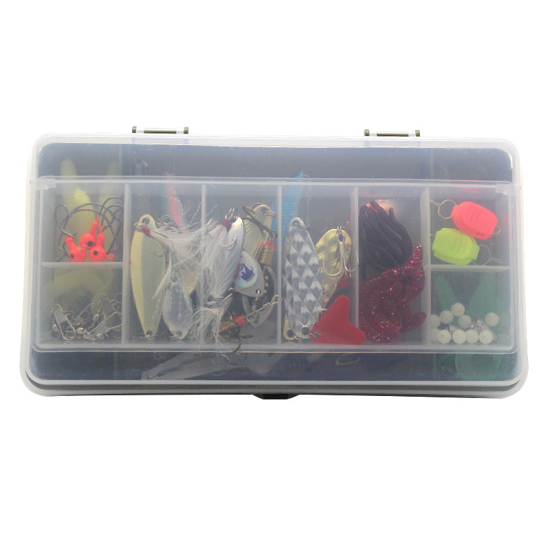 101 Pcs Fishing Lures Kit for Freshwater & Saltwater – Spoon Spinners, Minnows & Fishing Tackle Set for Trout & Bass