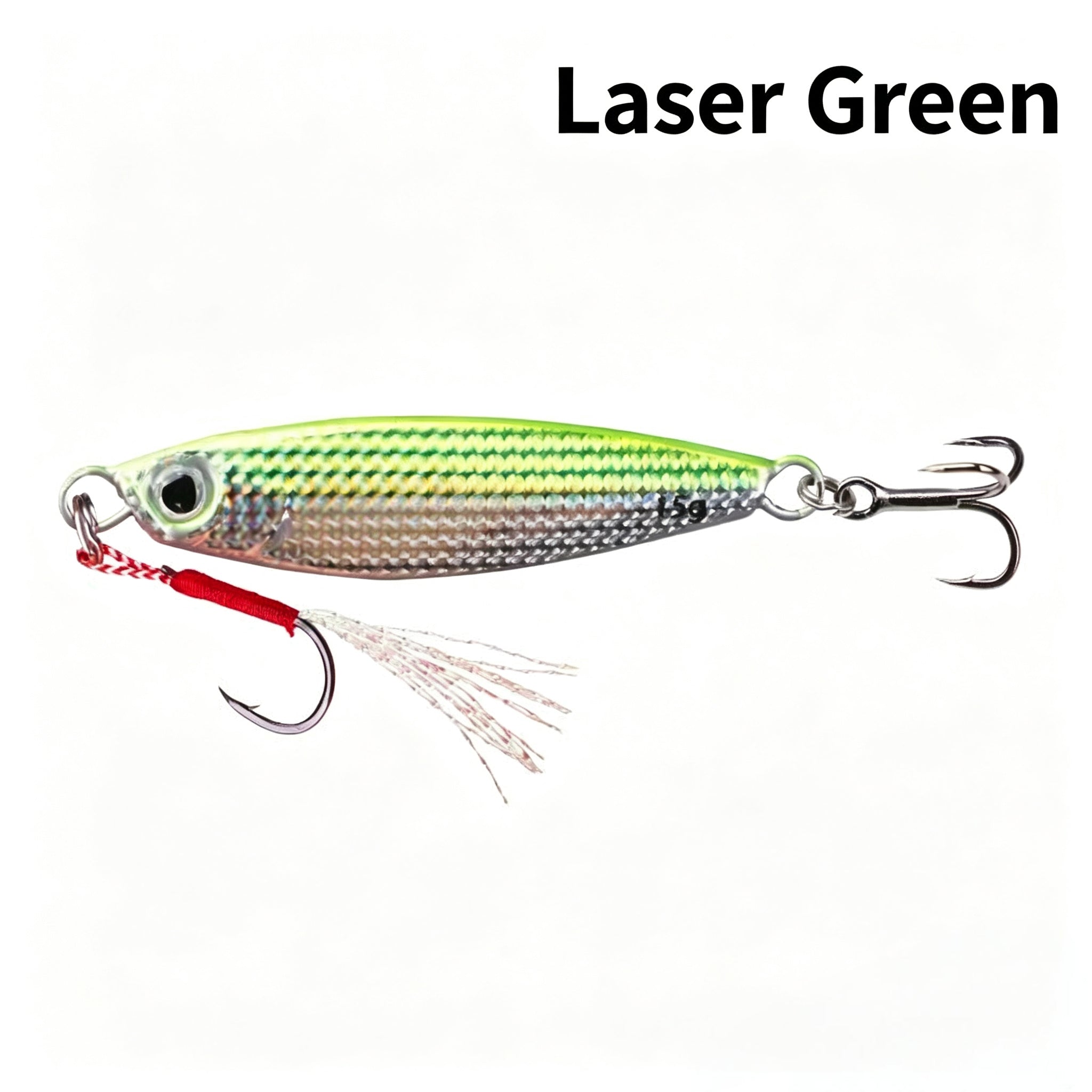 10-Pack Metal Jig Fishing Lure Kit - All-Water Artificial Bait for Freshwater & Saltwater - Perfect for Bass, Trout, and Predator Fish