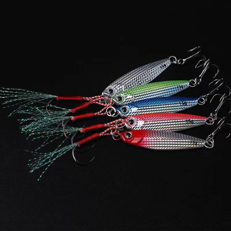 10-Pack Metal Jig Fishing Lure Kit - All-Water Artificial Bait for Freshwater & Saltwater - Perfect for Bass, Trout, and Predator Fish